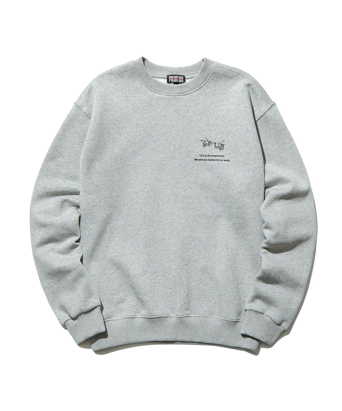 폴루션(POLLUTION) BEE LOGO SWEATSHIRT