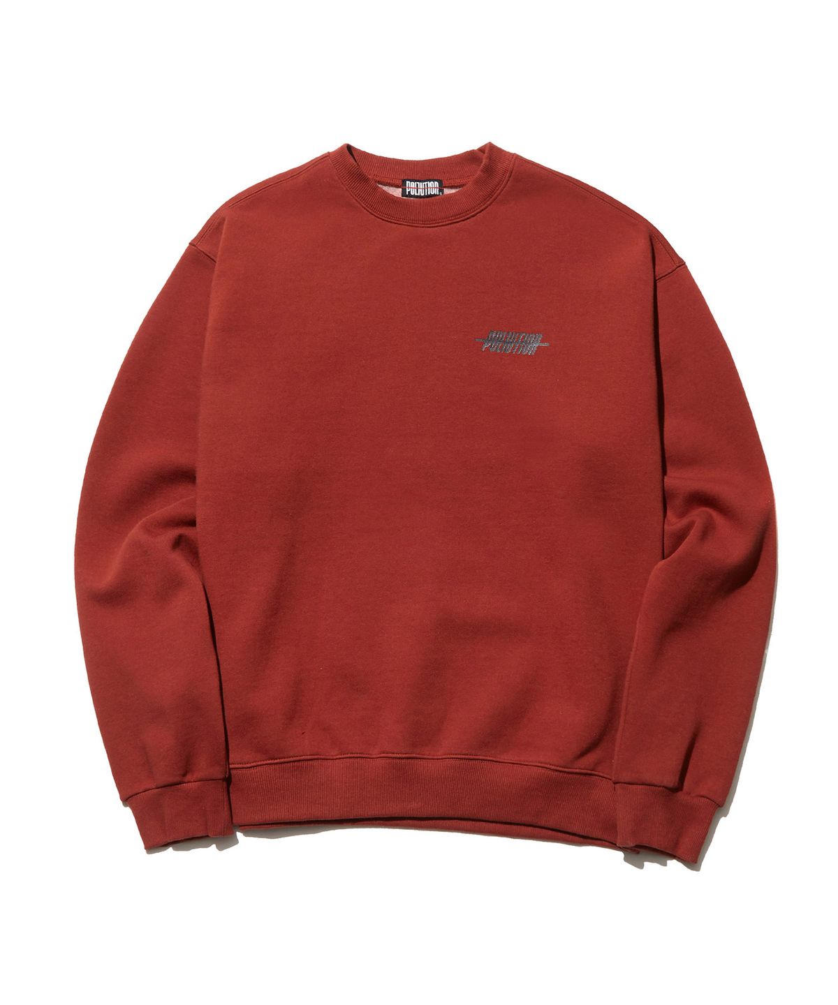 폴루션(POLLUTION) OUR EARTH SWEATSHIRT WINE