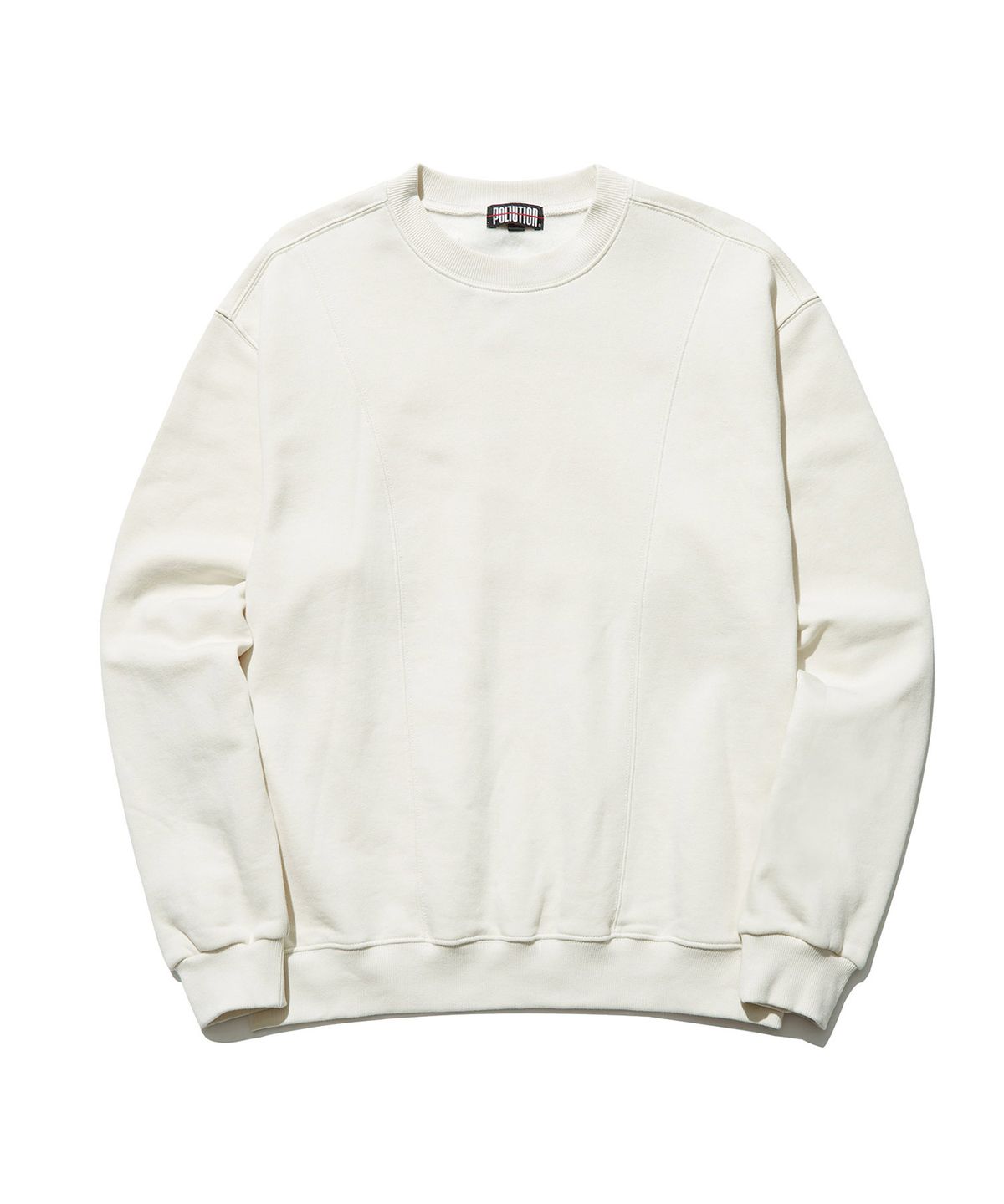 폴루션(POLLUTION) LEOPARD LABEL SWEATSHIRT