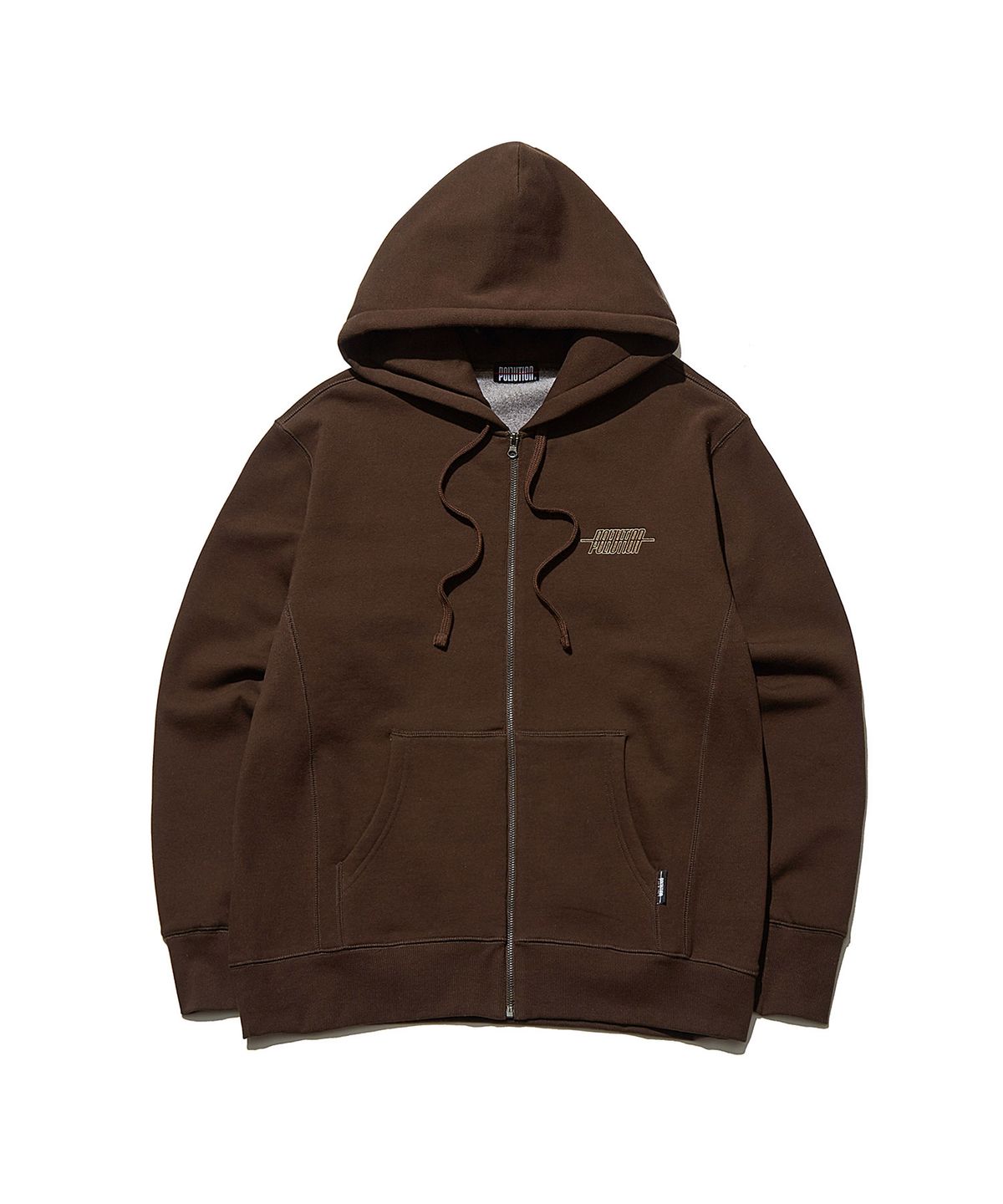 폴루션(POLLUTION) ORIGINAL HOODY BROWN