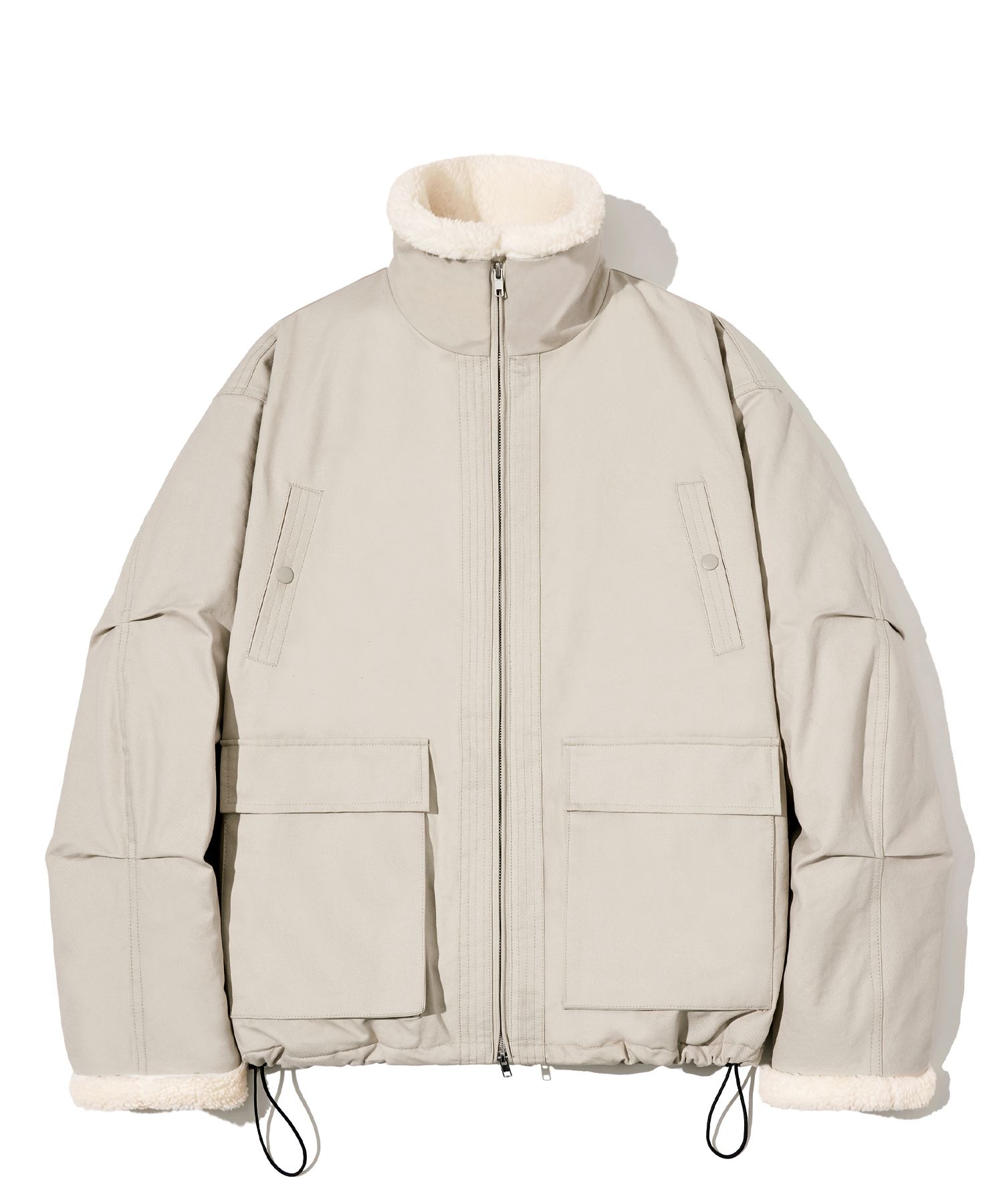 MUSINSA | PARTIMENTO 3M Shinshlet BoA Fleece Mouton Jacket Beige