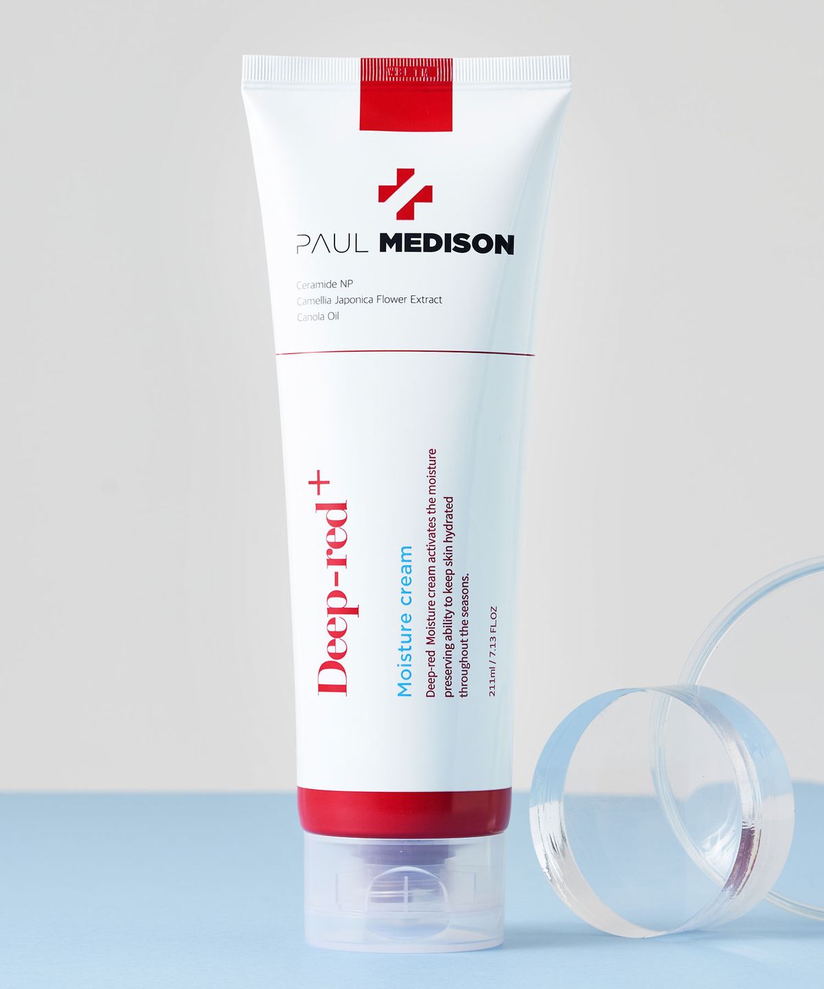 폴 메디슨(PAULMEDISON) 딥레드 대용량 수분 보습 모이스쳐크림 211ml