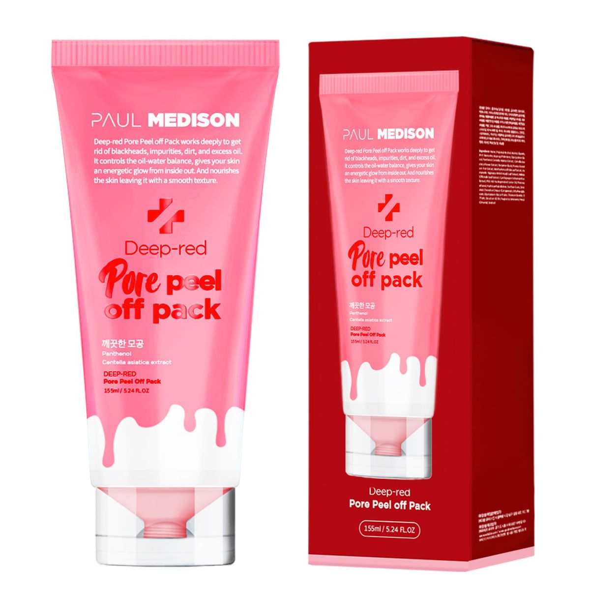 폴 메디슨(PAULMEDISON) 딥레드 포어 필오프팩 155ml