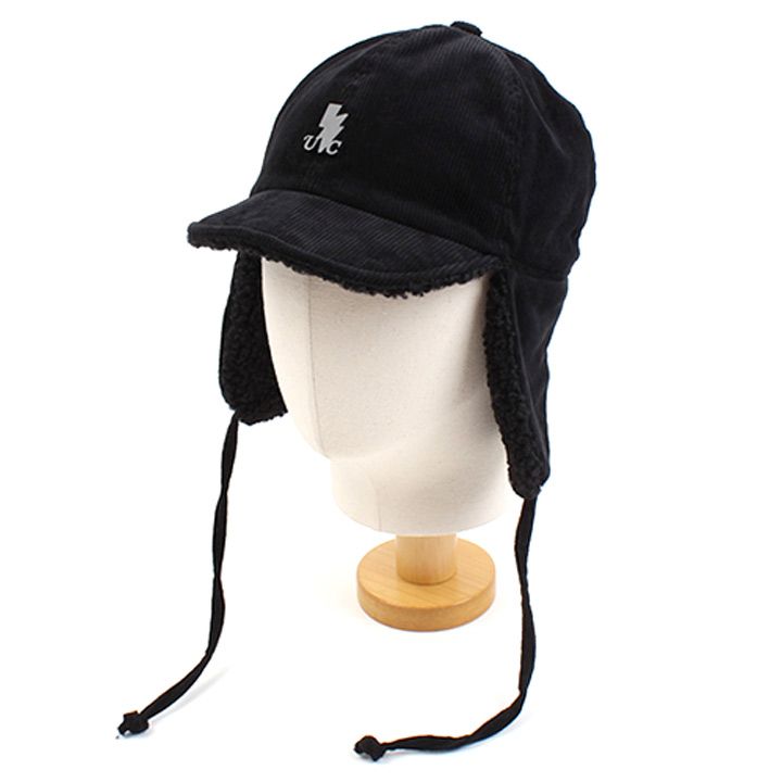 ◆UNIVERSAL CHEMISTRY◆ Hopi earflap hat MUSINSA | UNIVERSAL CHEMISTRY Thunder Black Corduroy Earflap Cap