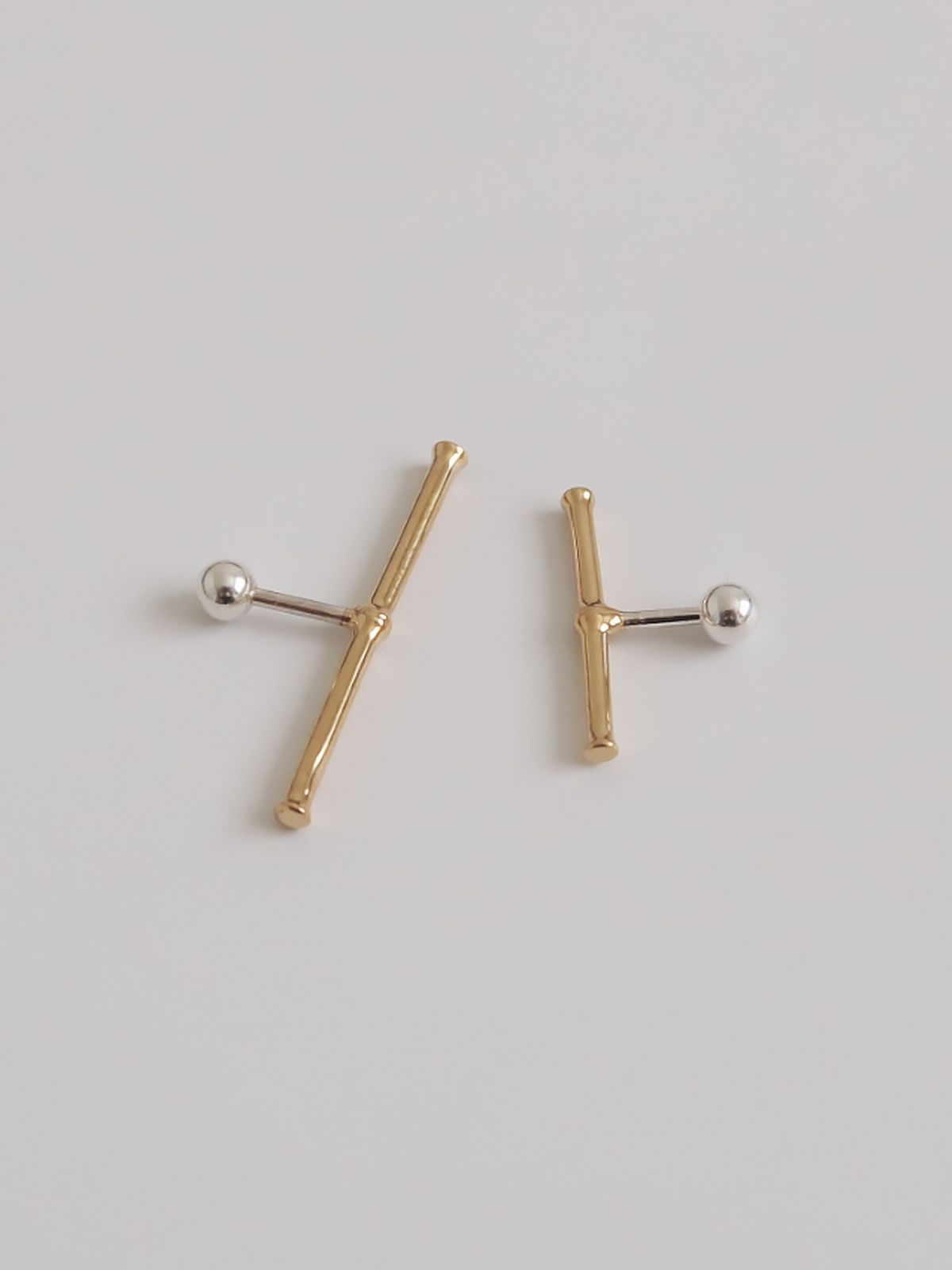 마호가니(MAHOGANI) GOLD BAMBOO PIERCING