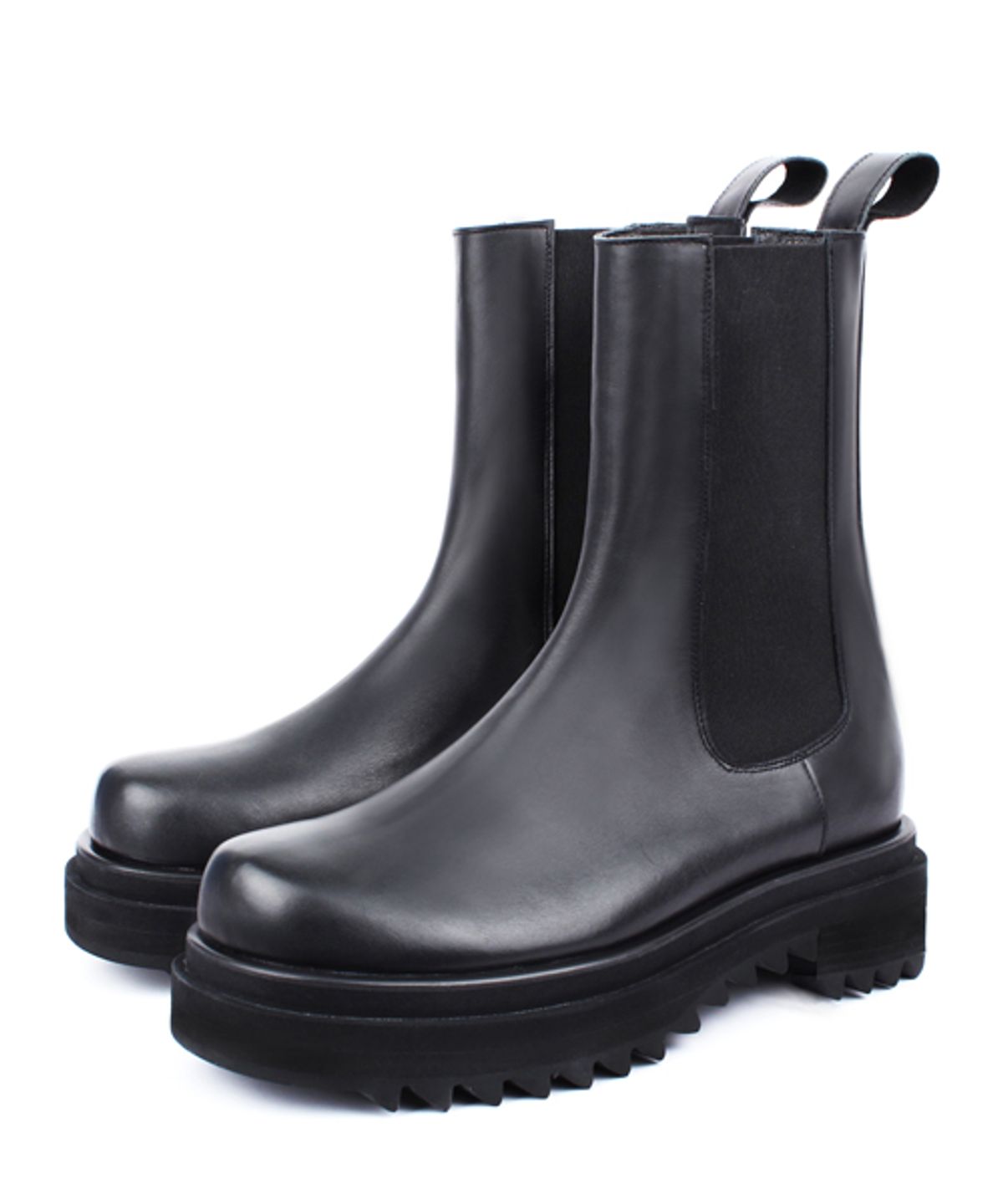 데이빗스톤(DAVID STONE) DAVID STONE WAVE SHARK SOLE HI-CHELSEA BOOTS