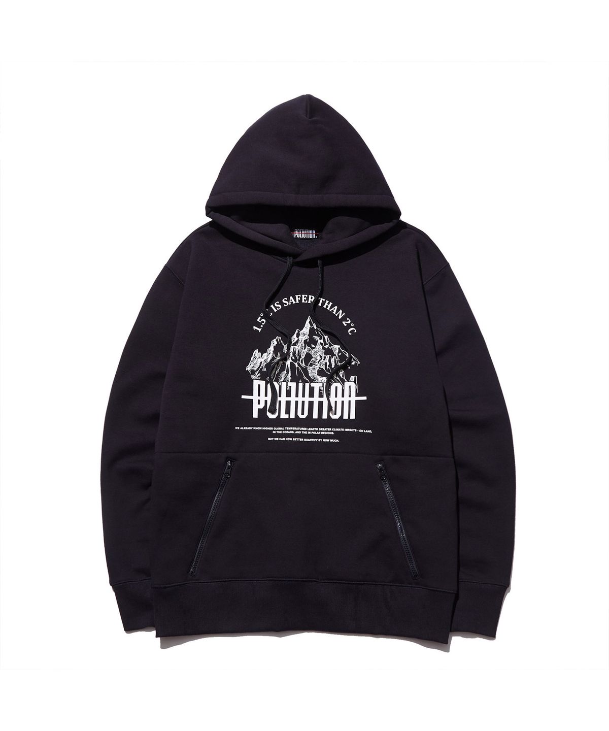 폴루션(POLLUTION) Mountain Jipper Pocket Hood