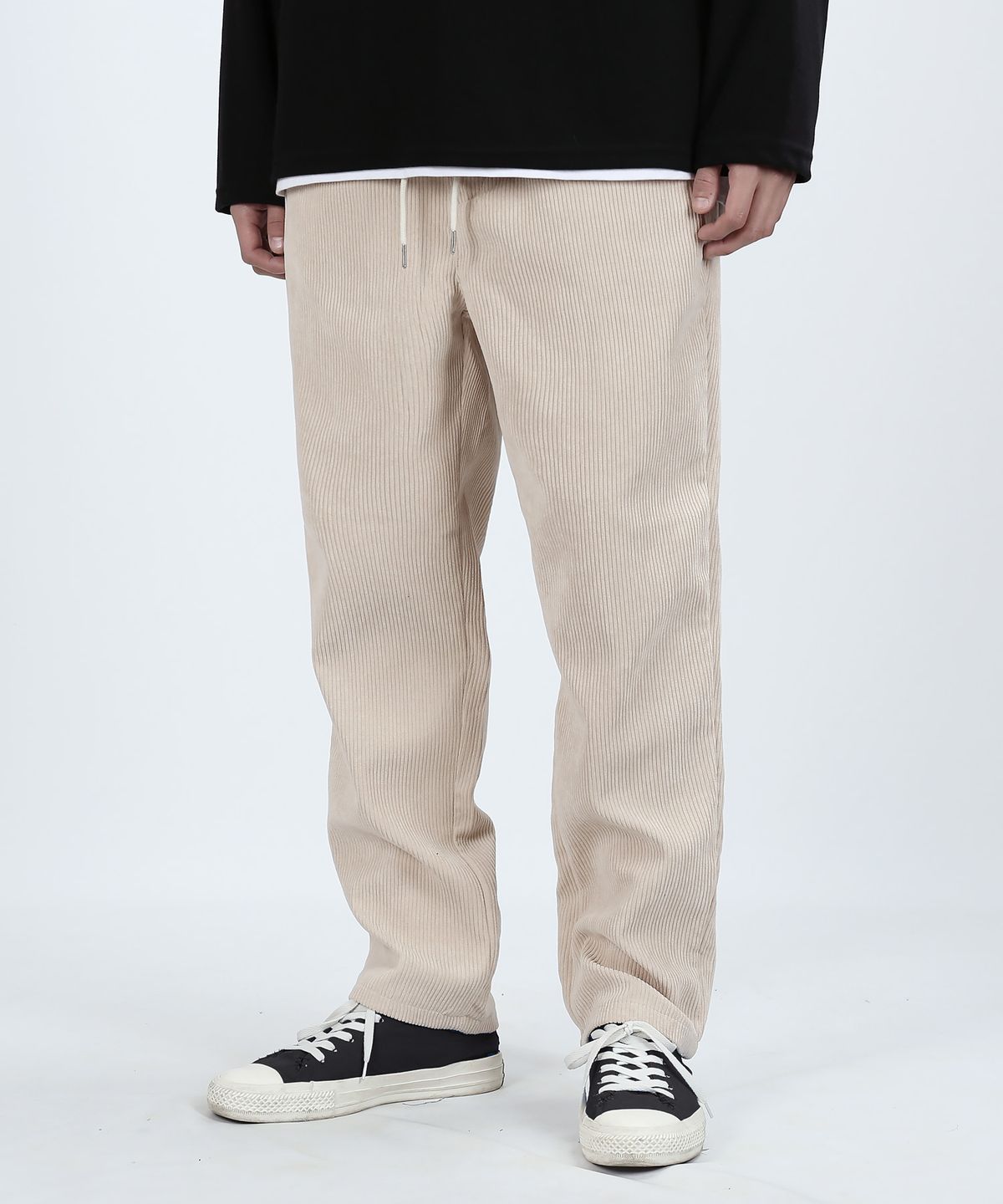 베리베인(VERYVAIN) CORDUROY NAPPING PANTS (CREAM)