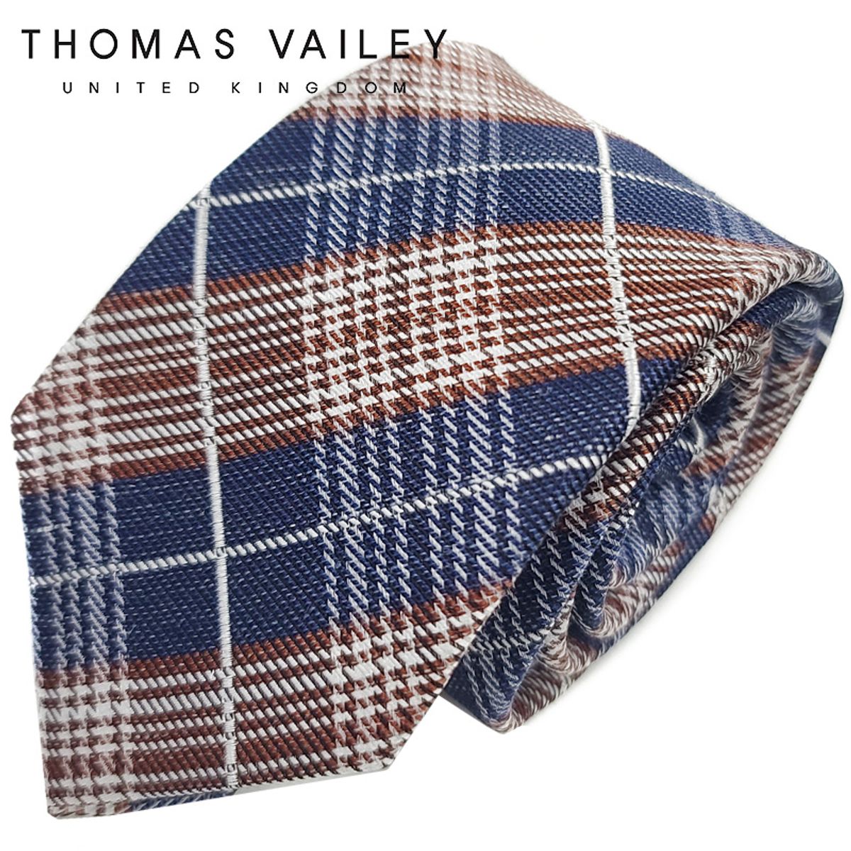 토마스 베일리(THOMAS VAILEY) 실크넥타이-럭키 네이비 7.5cm