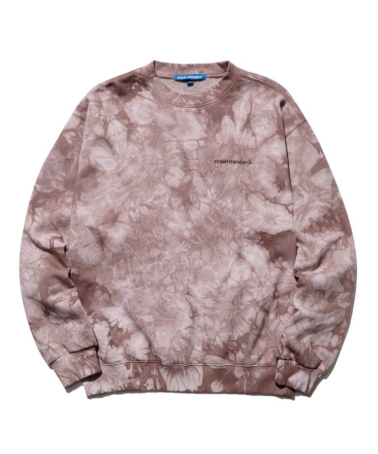 TIE-DYED SWEATSHIRT BROWN