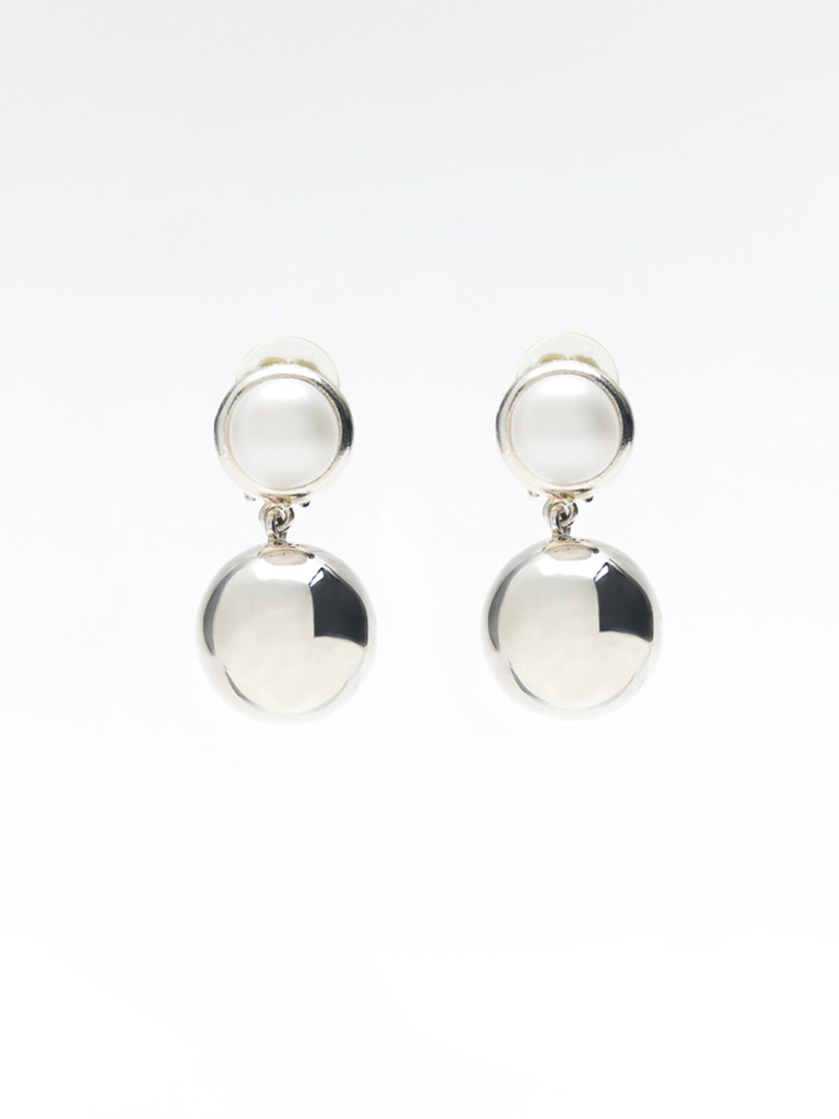 엘리오나(ELYONA) Silver Ball Clip-on