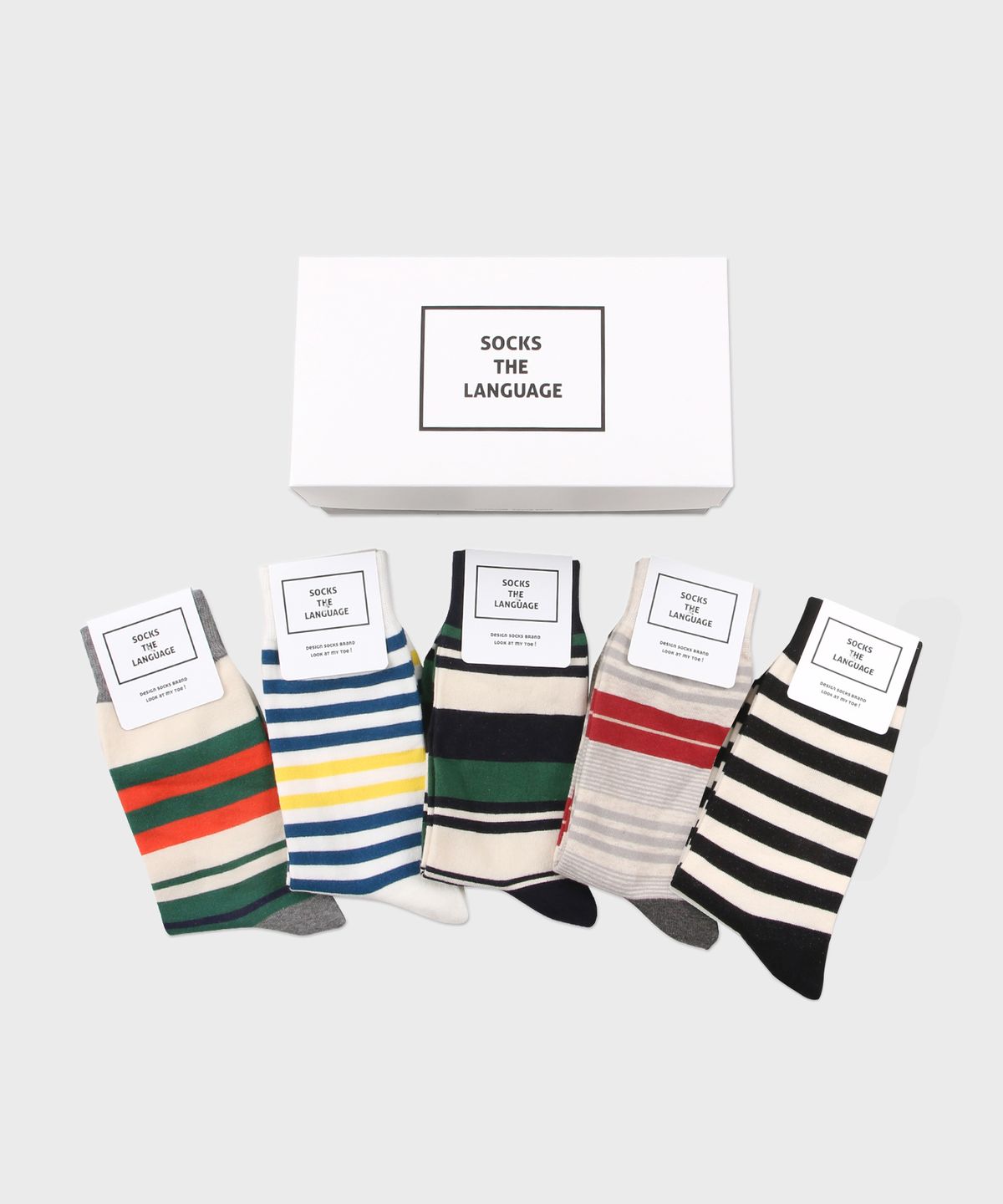 삭스더랭귀지(SOCKS THE LANGUAGE) 레이더 양말 5SET