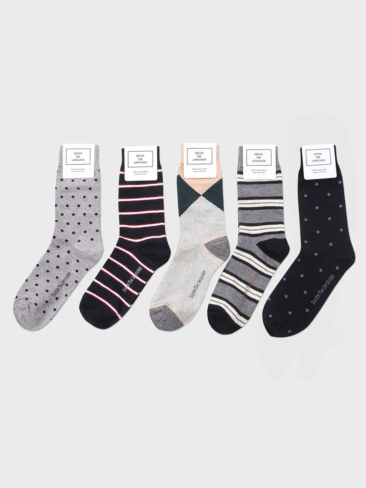 삭스더랭귀지(SOCKS THE LANGUAGE) 모션 양말 5SET