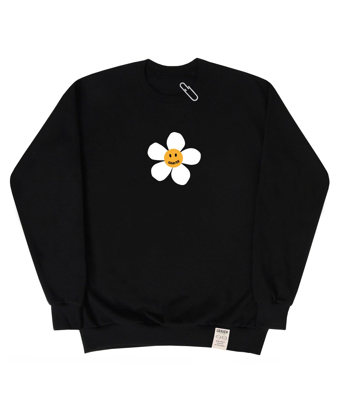 그레이버(GRAVER) [UNISEX]빅 플라워도트 맨투맨_3color