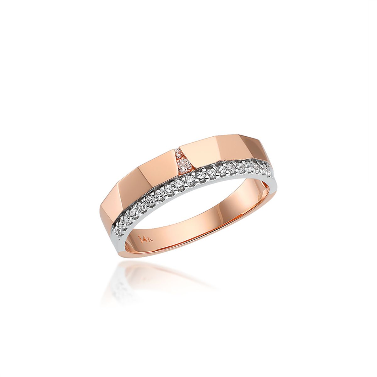 로이드(LLOYD) 러브 투톤 레이어링 14K Gold 여성 커플링 LRW20C10G