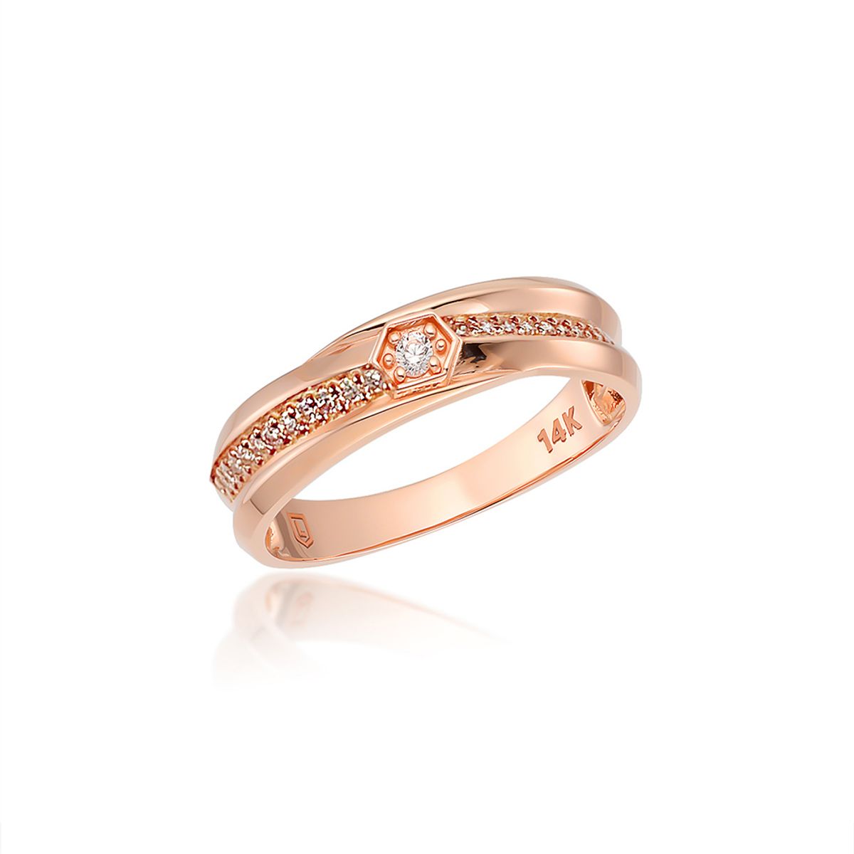 로이드(LLOYD) 러브 리마인드 스톤 14K Gold 여성 커플링 LRW20C11G