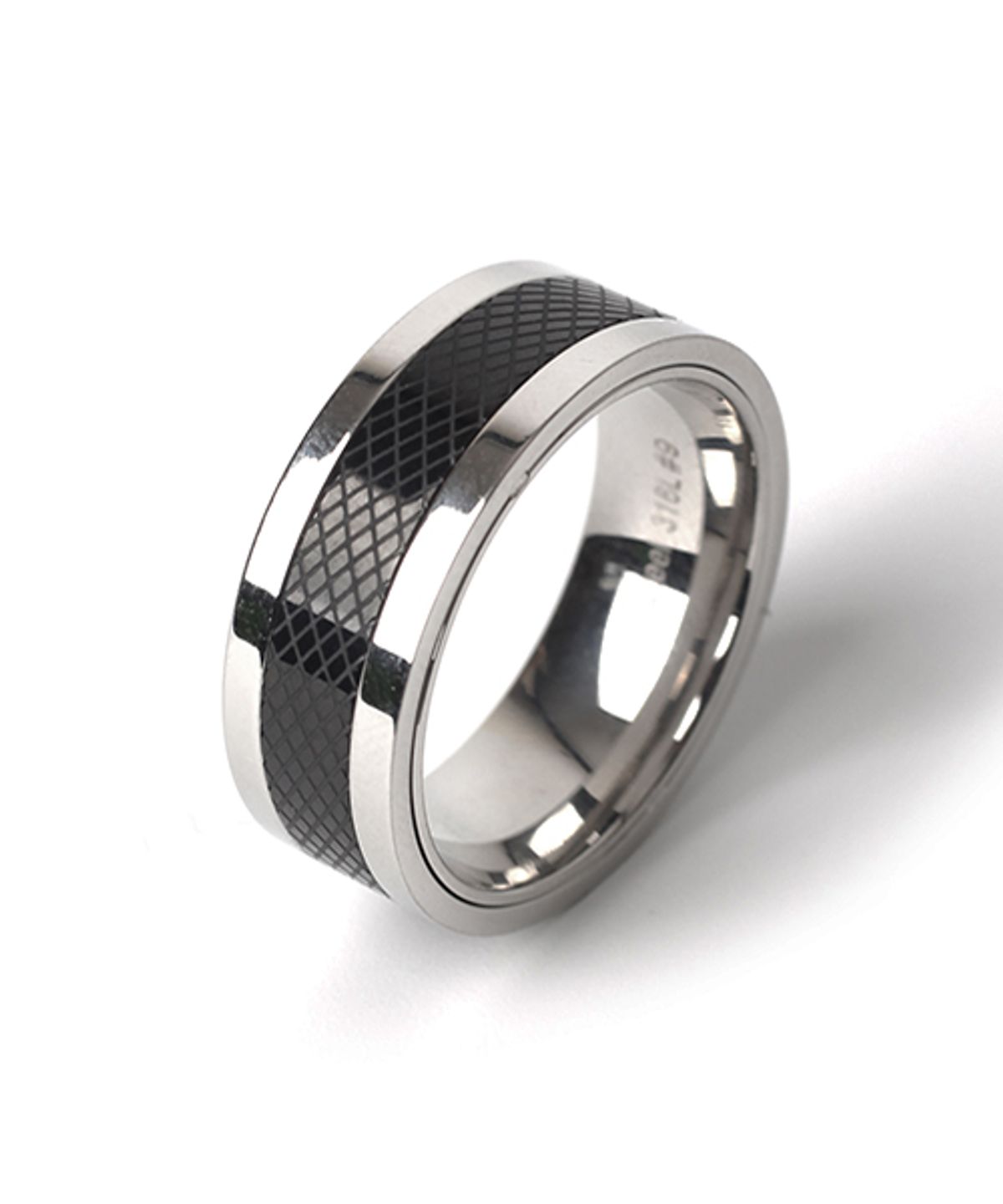 스칼렛또블랙(SCALETTOBLACK) SCB131 Black check ring