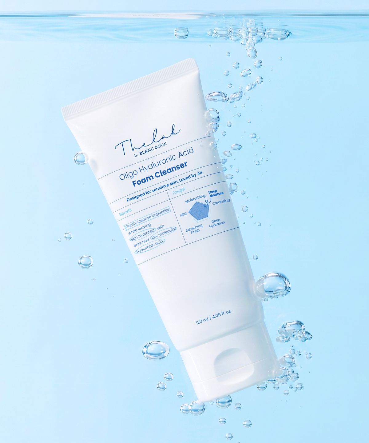 더랩바이블랑두(THE LAB by blanc doux) 저분자 히알루론산 폼클렌저 120ml