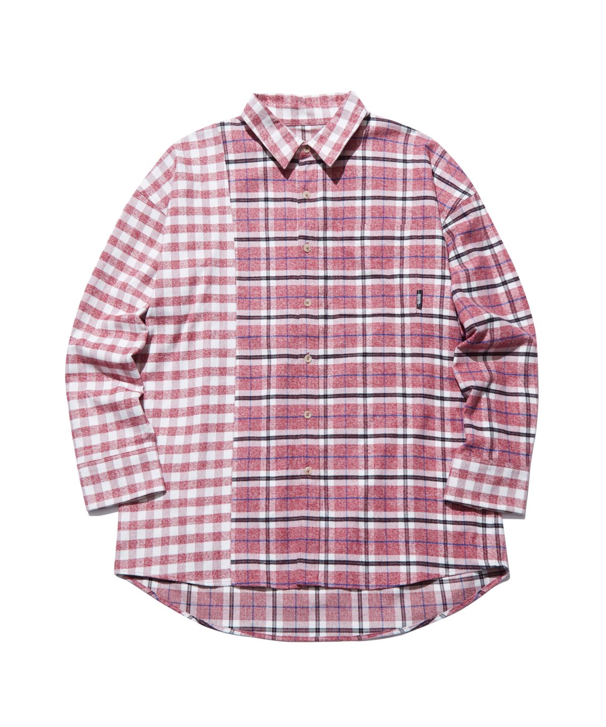 폴루션(POLLUTION) Over Fit Check Shirts