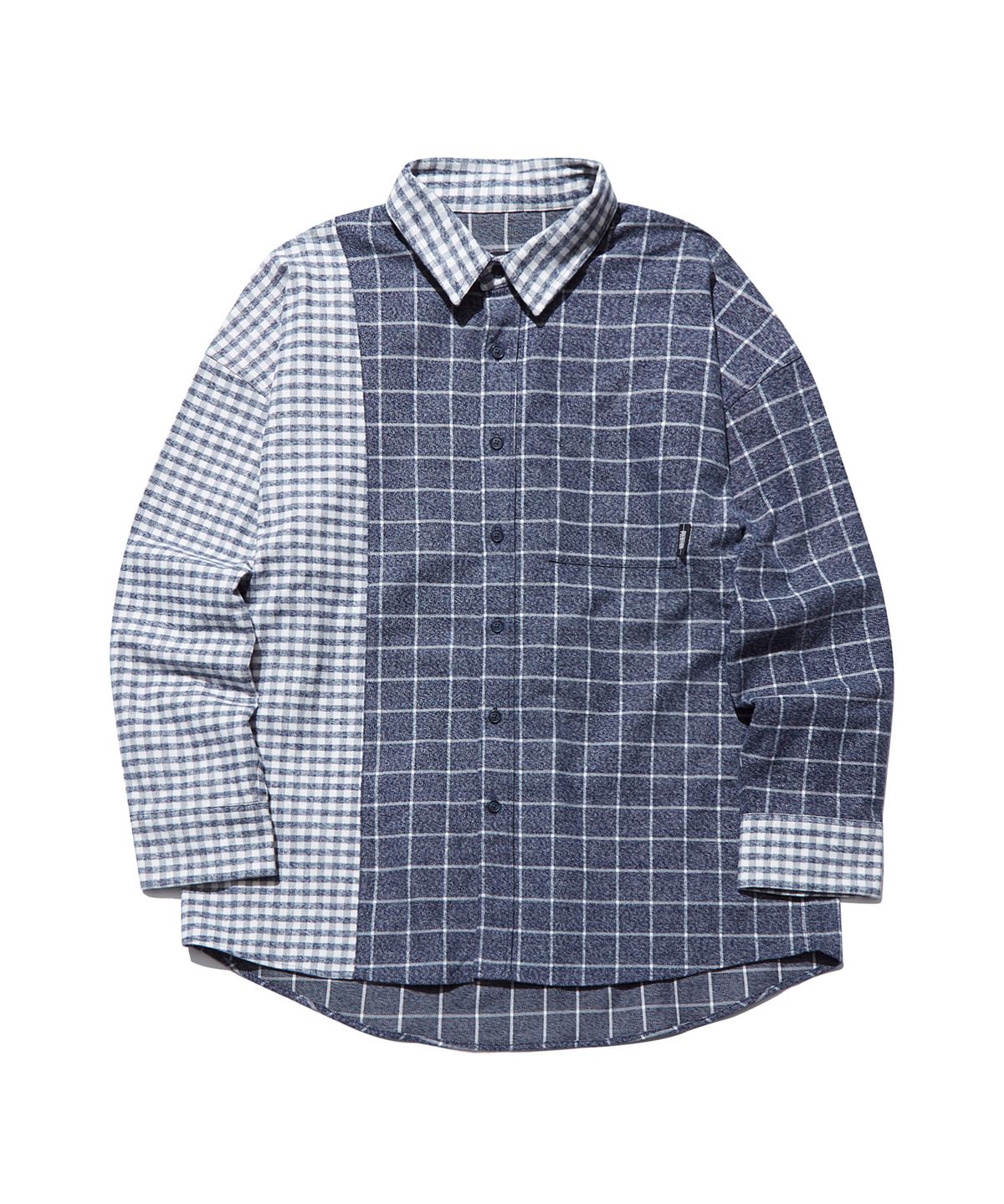 폴루션(POLLUTION) Over Fit Check Shirts