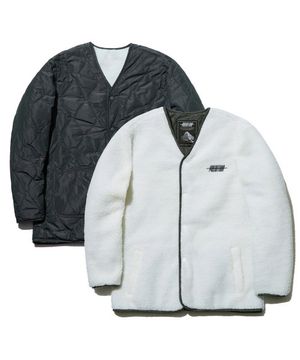 REVERSIBLE SHRPA JACKET IVORY (PKHAWJK020_IV)
