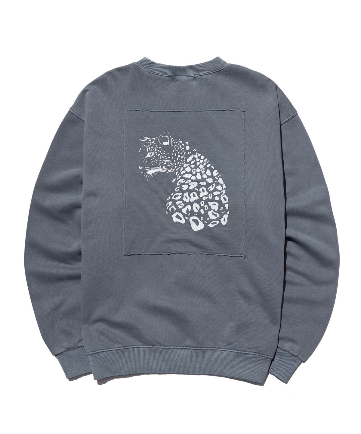 폴루션(POLLUTION) Pigment Leopard Sweatshirt