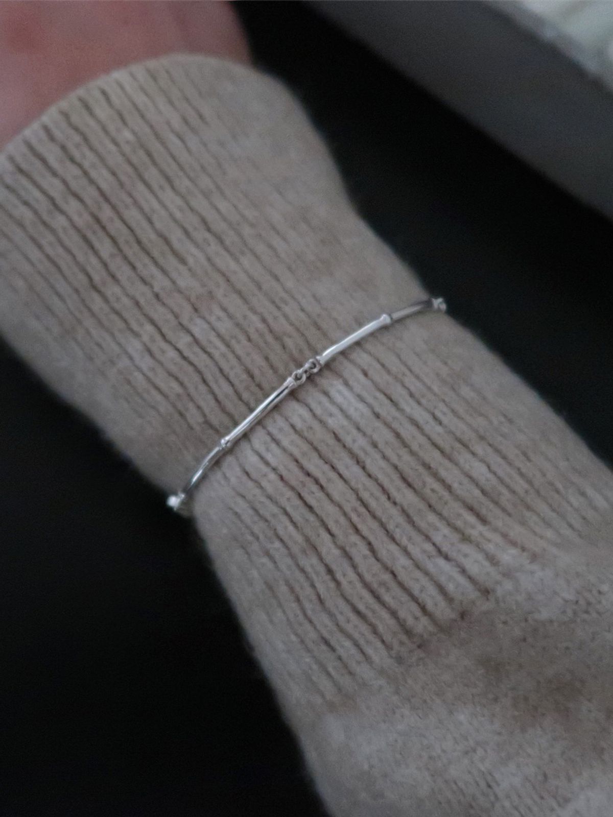 마호가니(MAHOGANI) BAMBOO CHAIN BRACELET