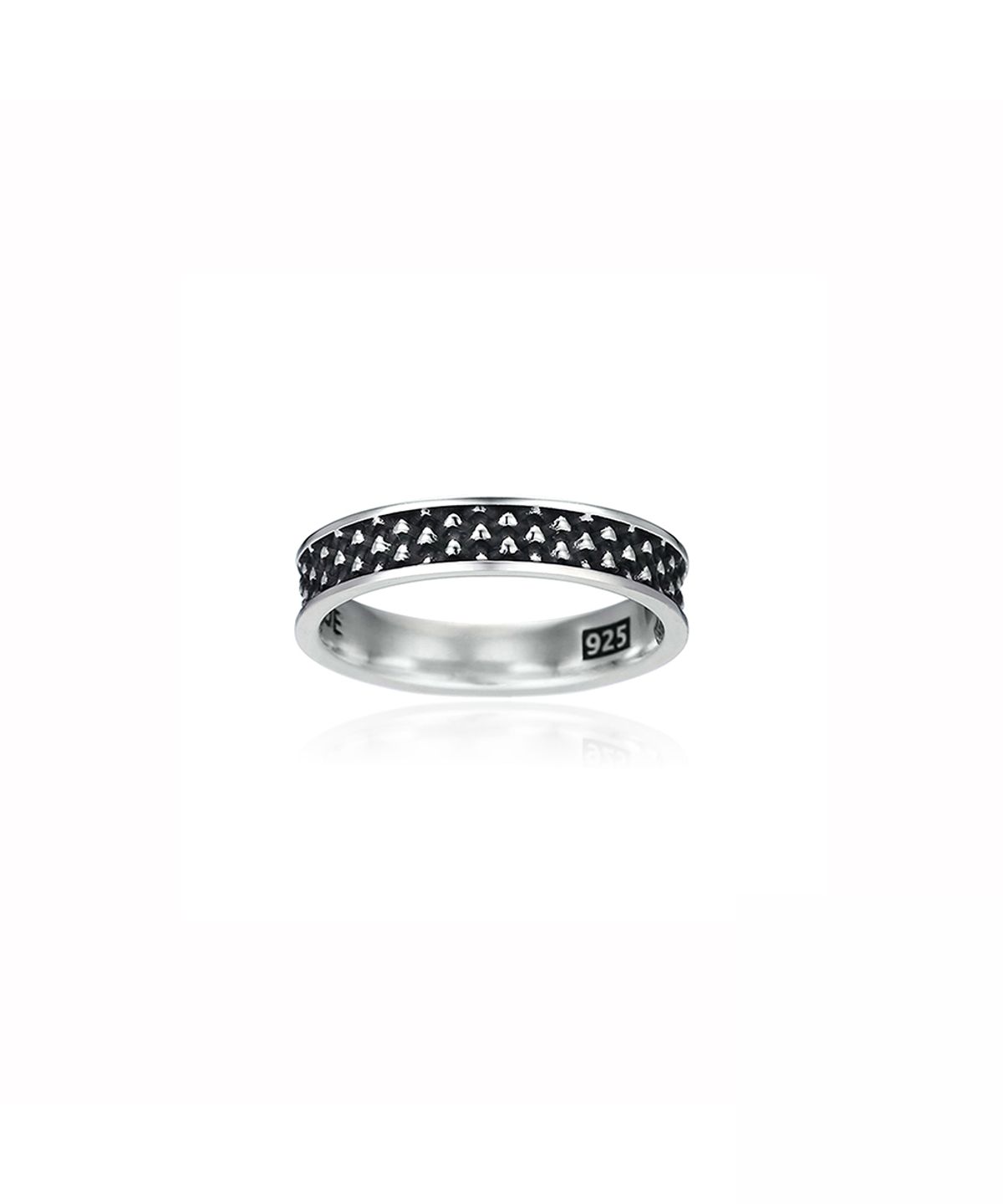 지레이드(G_RADE) Pattern Logo Layered Ring No.3