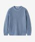 크루넥 리브 니트 스웨터_스카이 블루