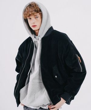 타르트 코듀로이 항공점퍼 블랙 YSOT7446