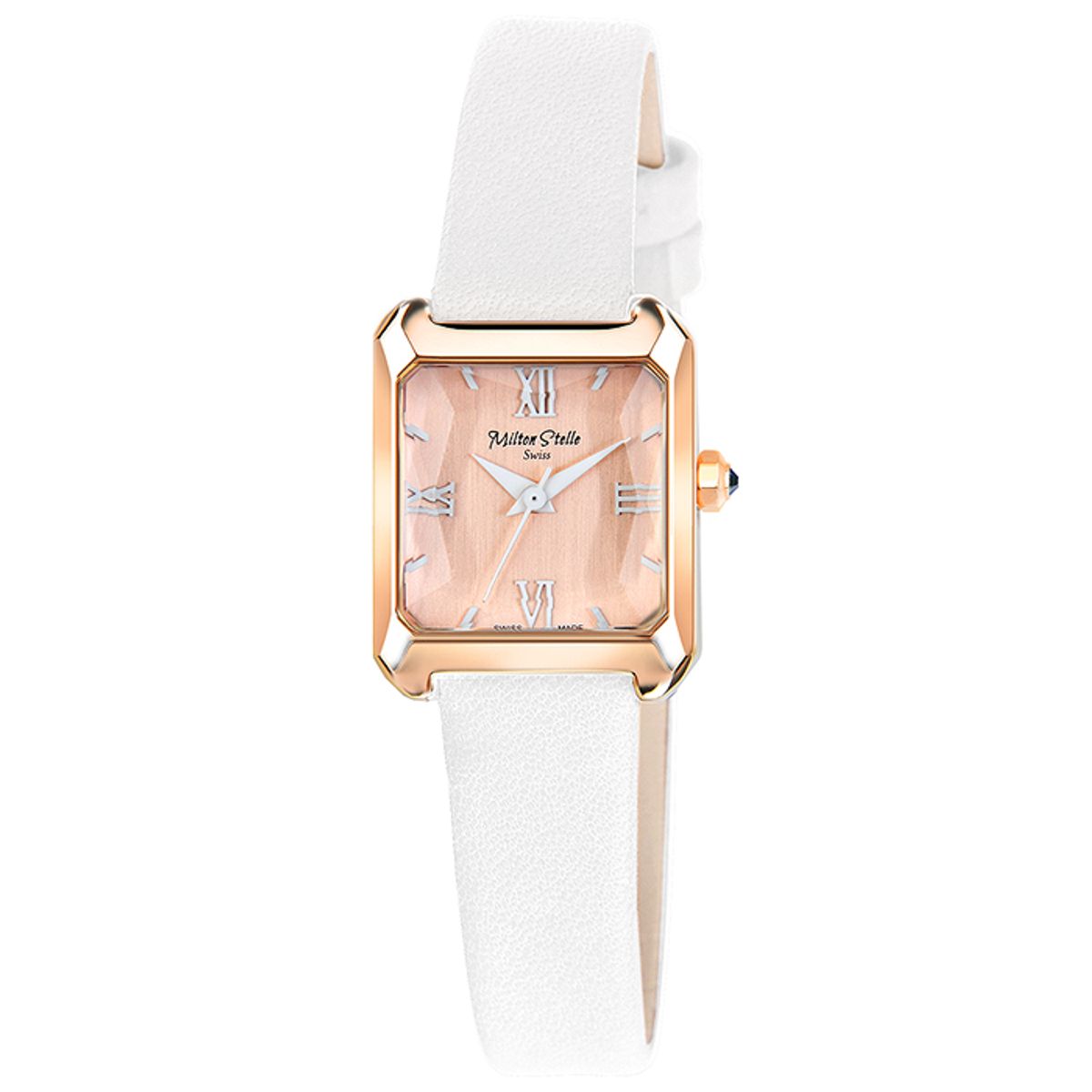밀튼 스텔리(MILTON STELLE) SWISS made MS-06R 여성용 가죽시계
