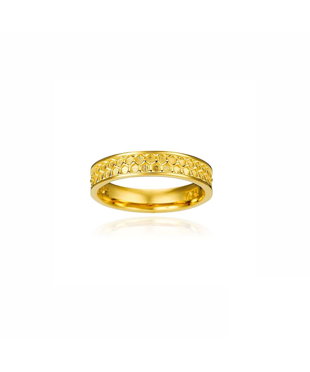 지레이드(G_RADE) Pattern Logo Layered Ring Plating Ver No.4