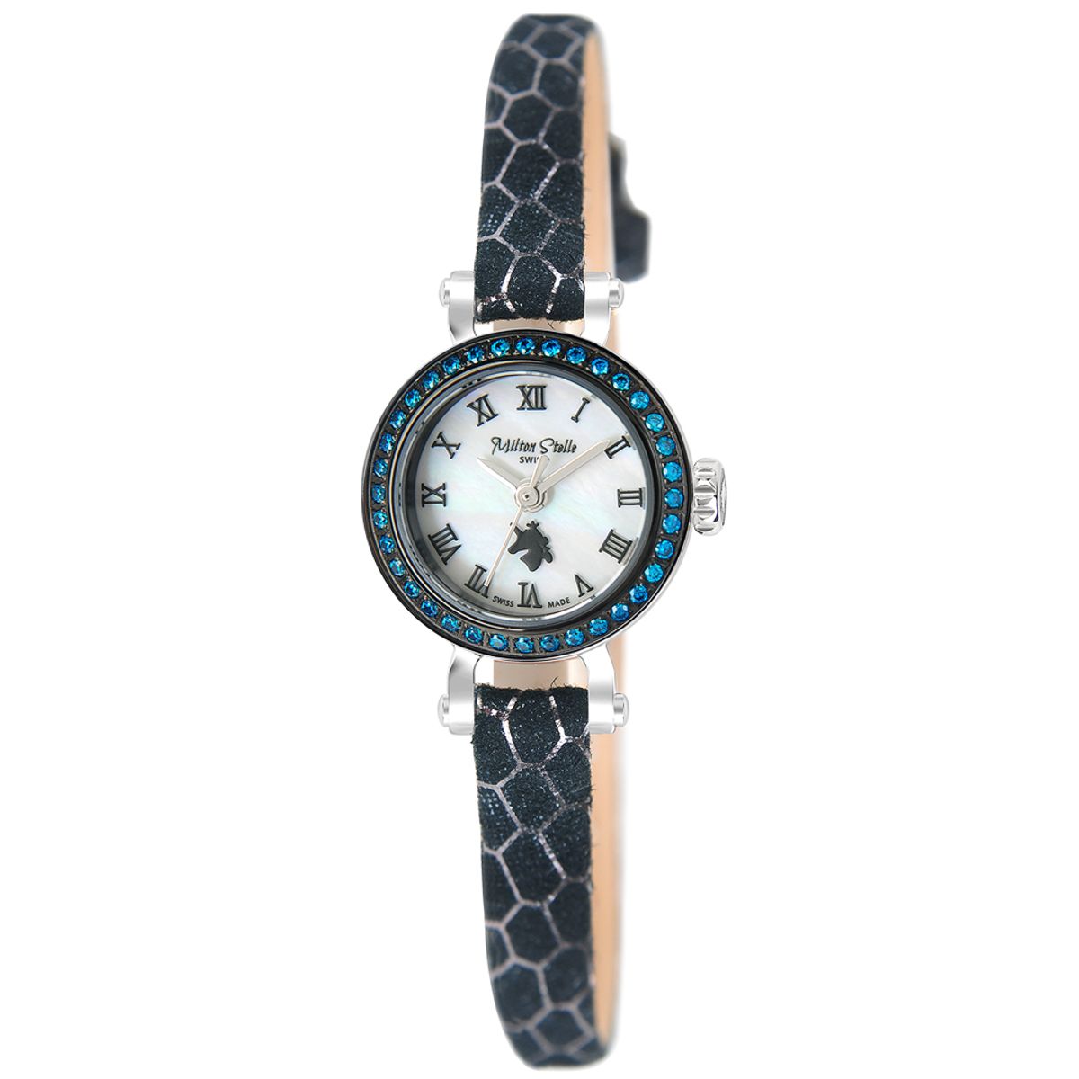 밀튼 스텔리(MILTON STELLE) SWISS made MS-10S 여성용 가죽시계