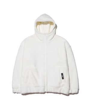 FLEECE ZIP-UP HOOD IVORY (PKHAWJK022_IV)