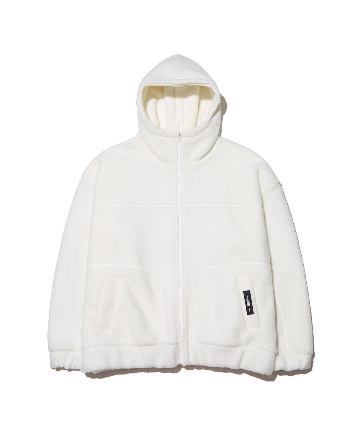 폴루션(POLLUTION) FLEECE ZIP-UP HOOD IVORY (PKHAWJK022_IV)