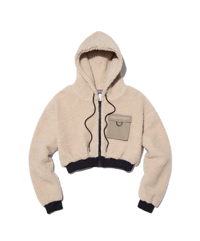 CROPPED SHERPA JACKET