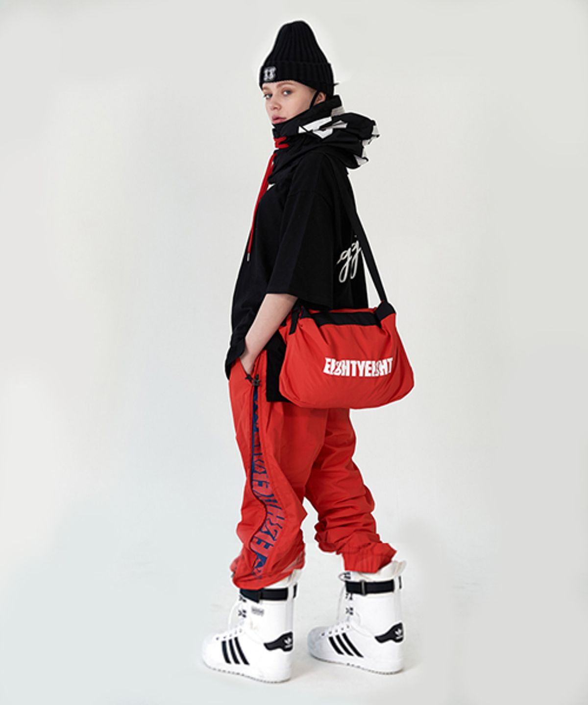 88리미티드(88LIMITED) P2 21BOXER pants(P2 21복서팬츠-RED/NAVY)