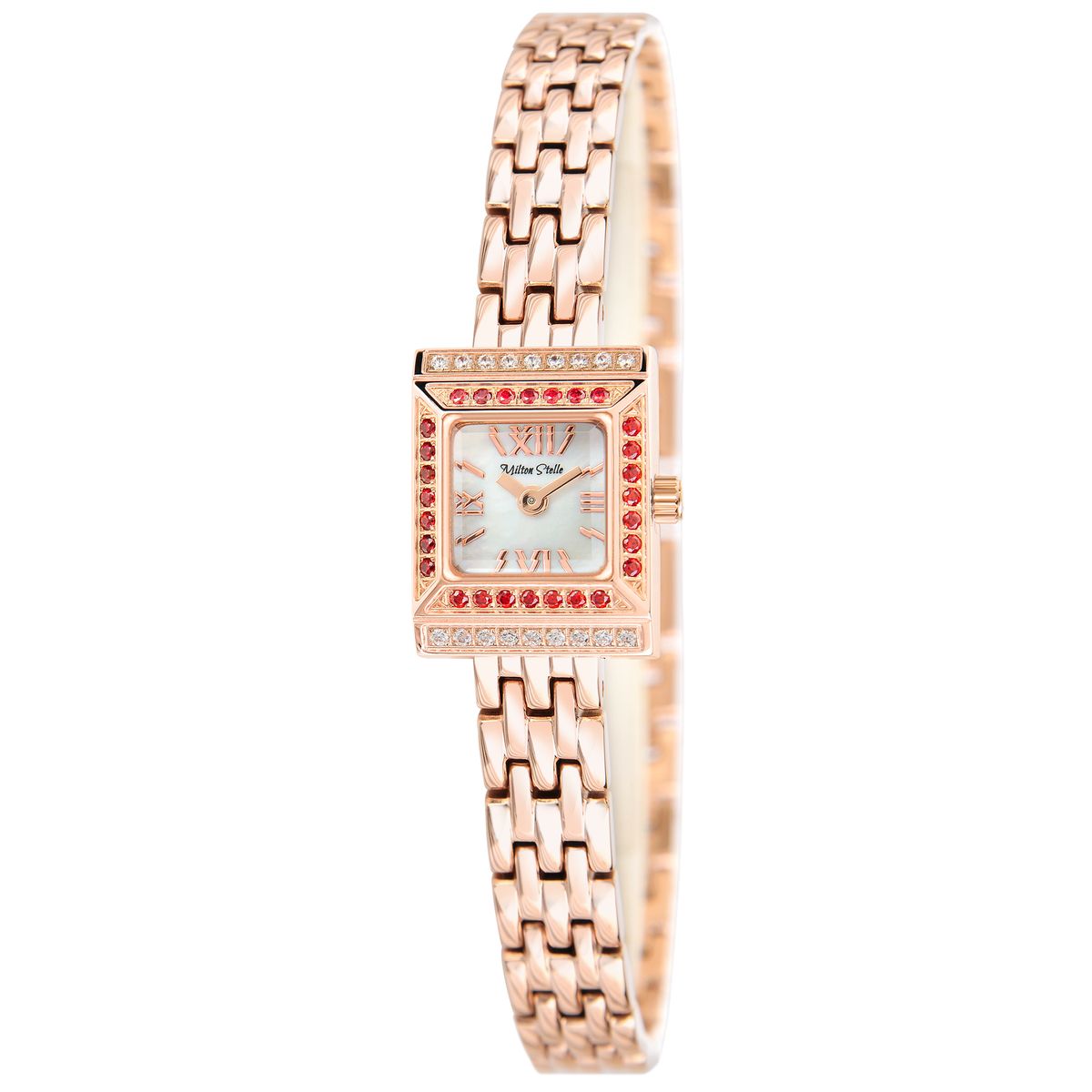 밀튼 스텔리(MILTON STELLE) Italy watch MS-132MR 여성용 메탈시계