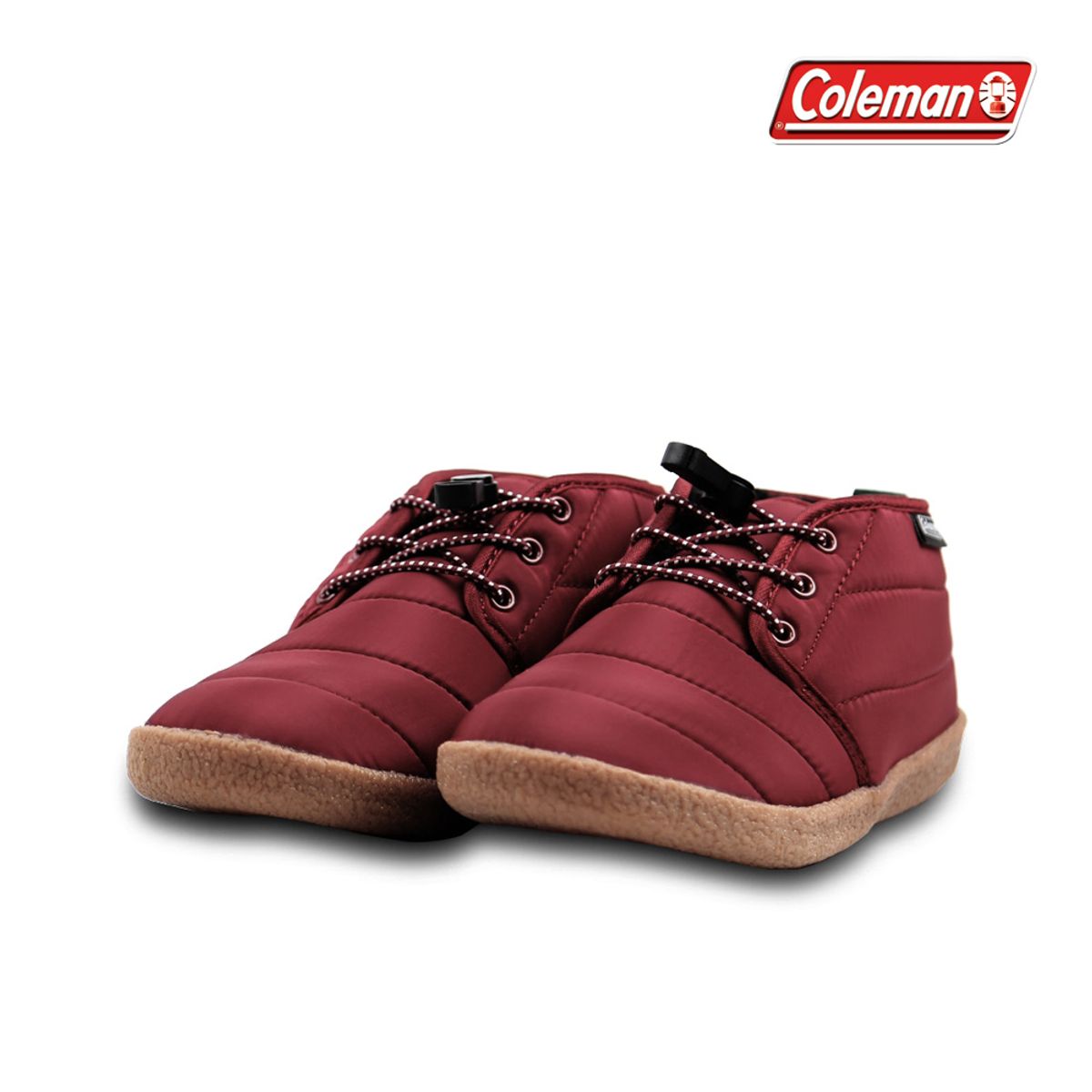 콜맨슈즈(COLEMAN SHOES) 템프 여성용 패딩 방한화 겨울신발 버건디