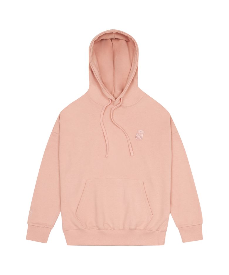 SMALL LOGO MONOGRAM HOODIE_PINK