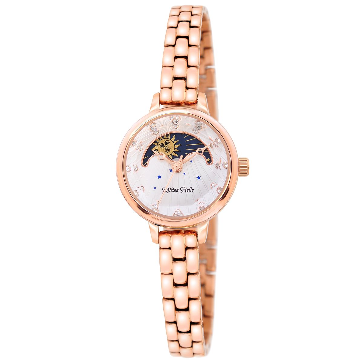 밀튼 스텔리(MILTON STELLE) Italy watch MS-150MR 여성용 메탈시계
