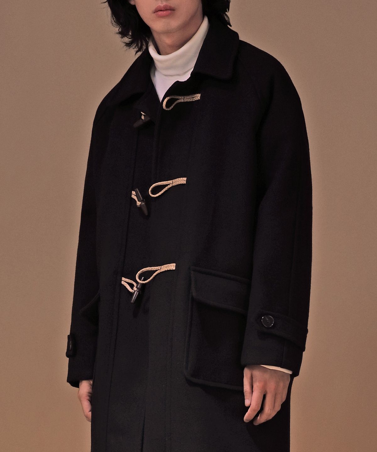베리베인(VERYVAIN) COAST DUFFLE COAT (BLACK)