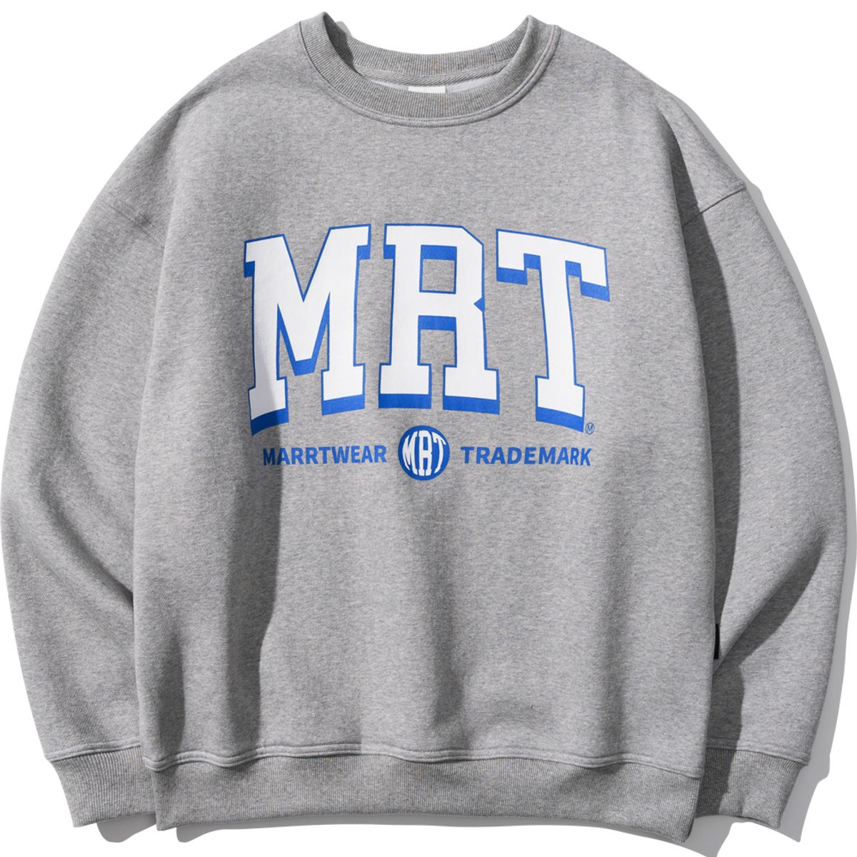 마르트(MARRT) BIG LOGO FLEECE SWEATSHIRT(GREY)