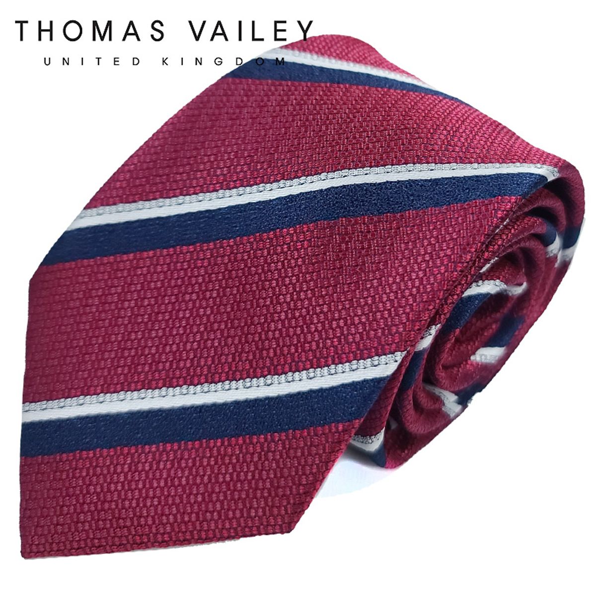 토마스 베일리(THOMAS VAILEY) 패션넥타이-위켄드 와인 7.5cm
