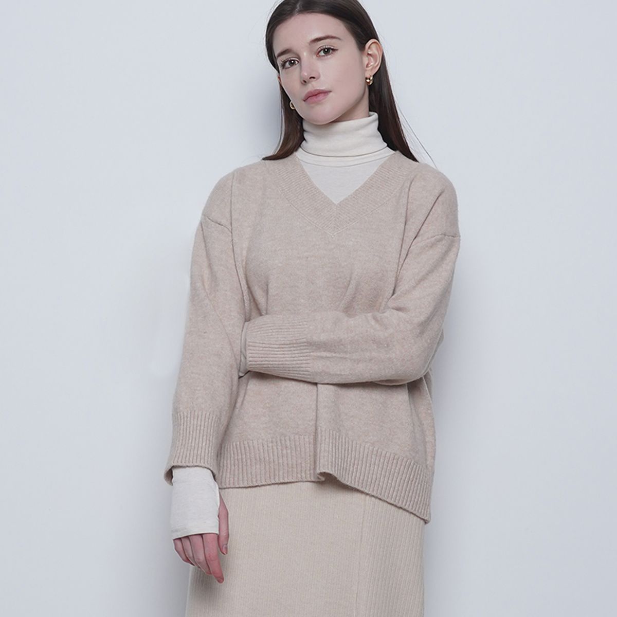 에이본(THE-ABON) W25 uni warm warmer pola tee ivory