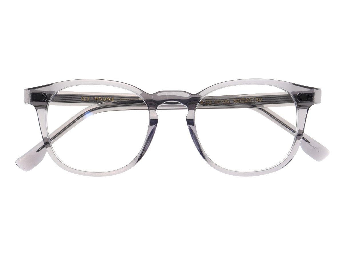 알로아이웨어(ALO EYEWEAR) [ALOXROUNZ] AR7002A C2 빈티지프레임 그레이 반투명 뿔테 안경