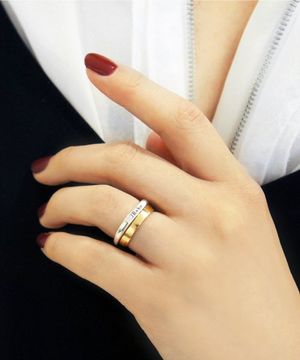 lettering simple ring