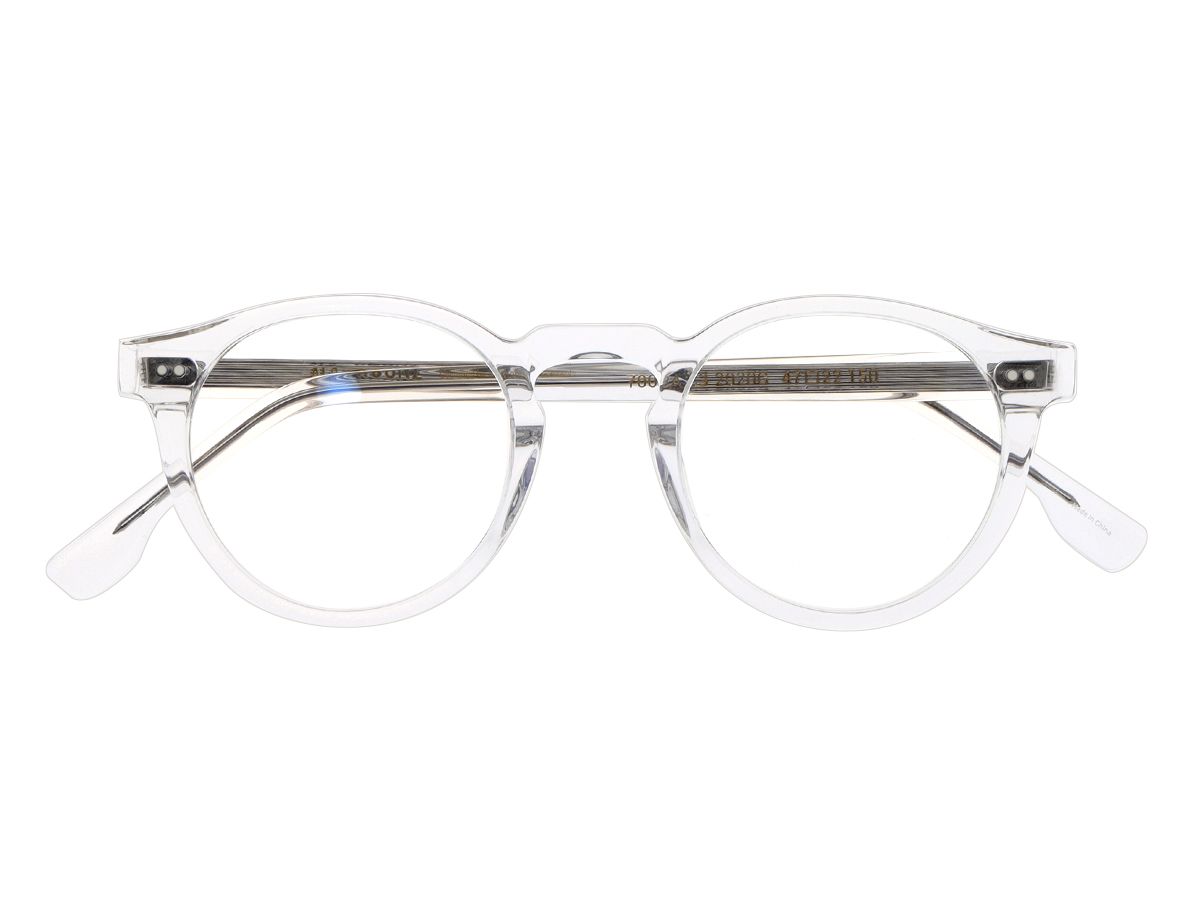 알로아이웨어(ALO EYEWEAR) [ALOXROUNZ] AR7003A C3 빈티지 프레임 라운드 클리어 투명 뿔테 안경