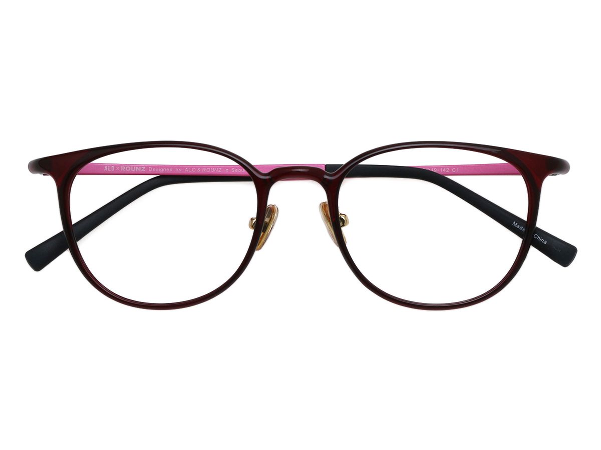 알로아이웨어(ALO EYEWEAR) [ALOXROUNZ] AR5002A C1 초경량 울템 스퀘어 안경