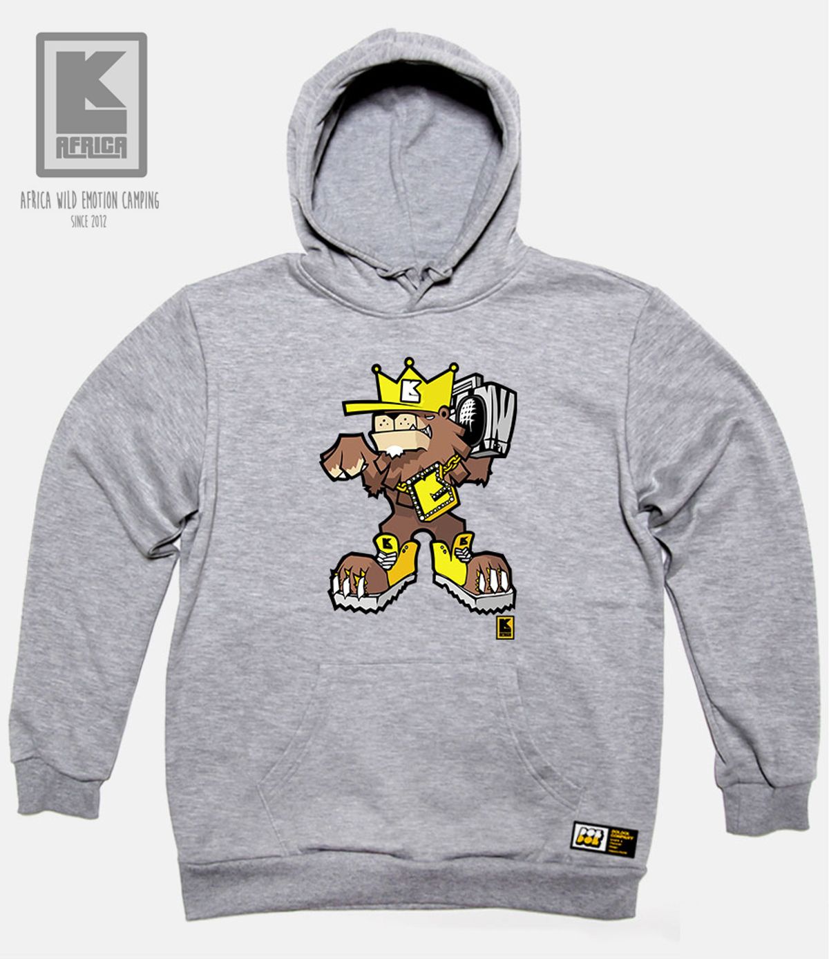 돌돌(DOLDOL) LK-AFRICA_HOODY_16 아프리카 감성 캠핑 엘케이아프리카  사자 캐릭터 그래픽 그래피티 디자인 후드티 후디